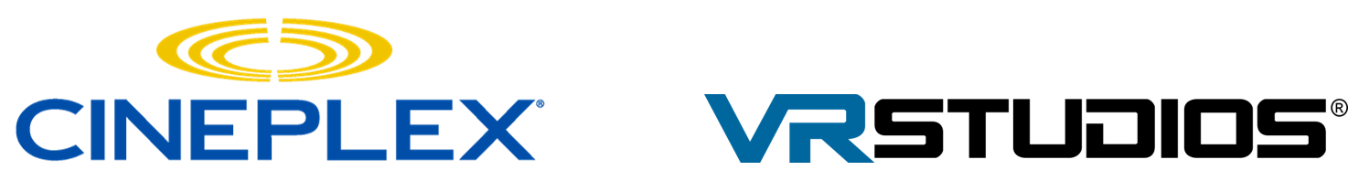 Cineplex and VRStudios logos