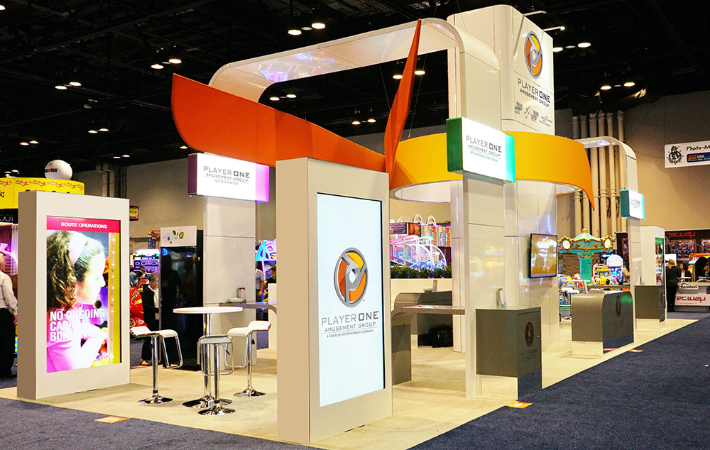 Photo of Player One Amusement Group booth at IAAPA 2017