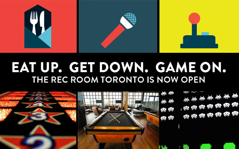 The Rec Room at Toronto Roundhouse