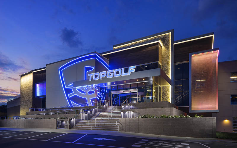 Topgolf Sports Entertainment Center Exterior